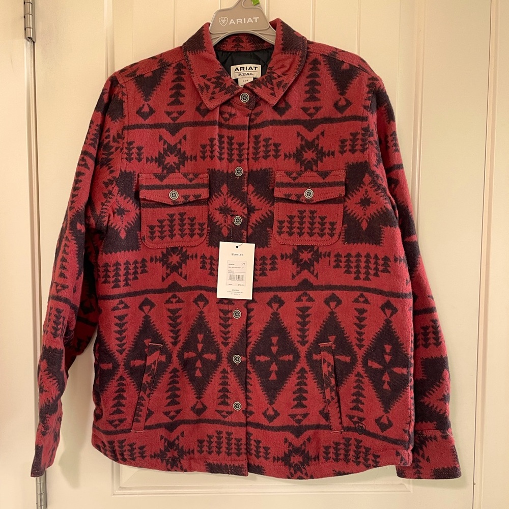 New with tags ARIAT shacket